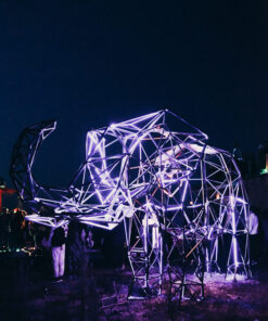 LED-valgus elevandi skulptuur